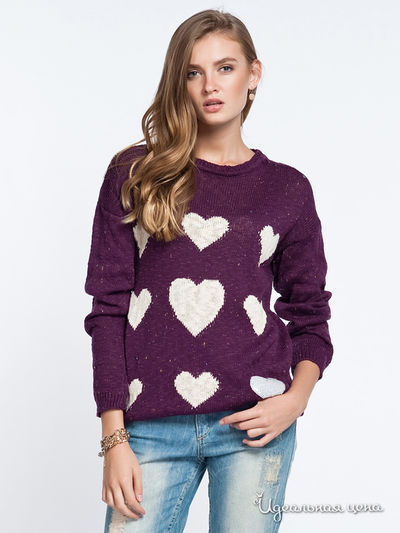 Свитер ARS, цвет фиолетовый