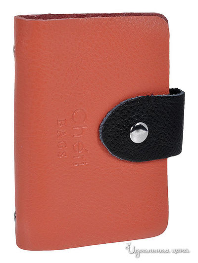 Визитница Cheribags, цвет коралловый