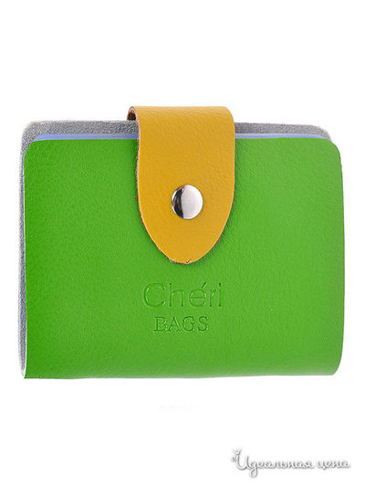 Визитница Cheribags, цвет зелёный