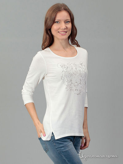 Лонгслив Tom Tailor, цвет белый