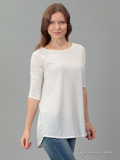 Лонгслив Tom Tailor, цвет белый