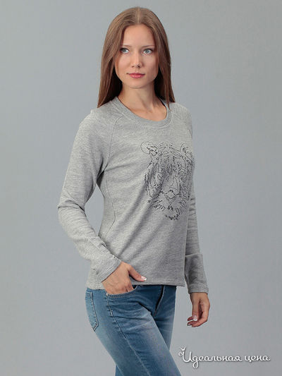 Свитшот Tom Tailor, цвет серый