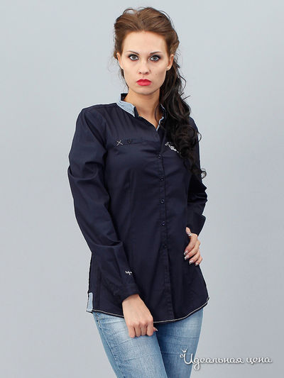 Блуза Tom Tailor, цвет синий