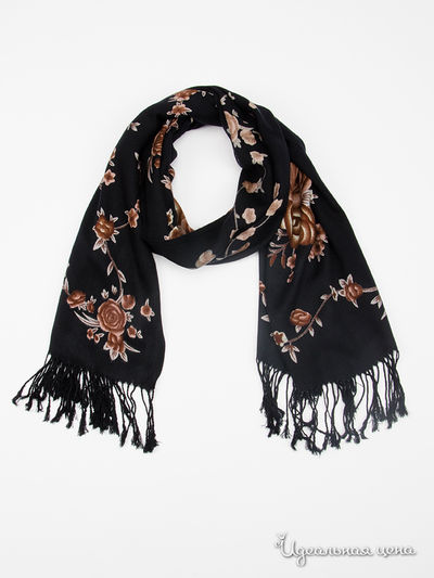 Палантин Blu Style, цвет черный, коричневый