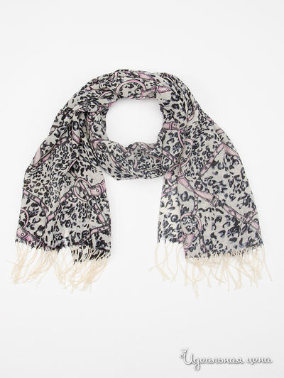 Палантин Blu Style, цвет серый, розовый