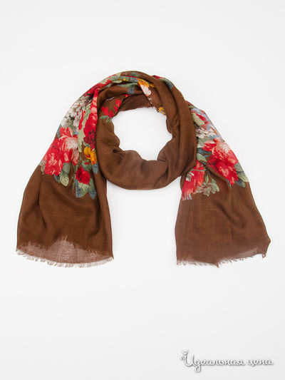 Палантин Blu Style, цвет темно-коричневый