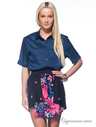 Рубашка Aspesi, цвет темно-синий