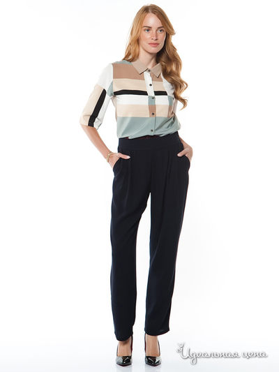 Брюки Aspesi, цвет темно-синий