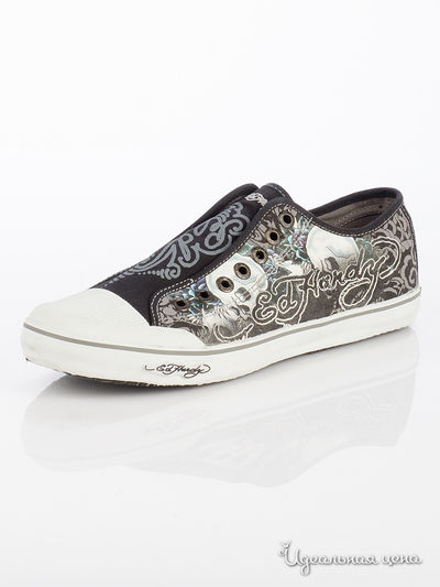 Кеды Ed Hardy, цвет серый