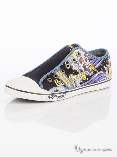 Кеды Ed Hardy, цвет черный