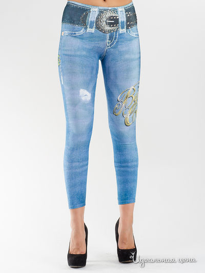 Леггинсы Bejeweled by Susan Fixel, цвет голубой