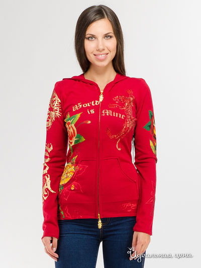Олимпийка Ed Hardy, цвет красный
