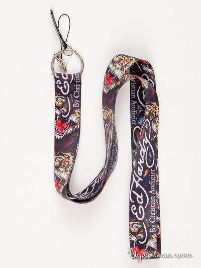 Ремень для телефона Ed Hardy, цвет черный, желтый