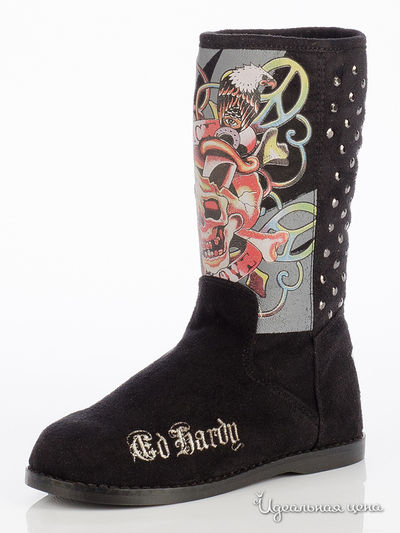 Сапоги Ed Hardy, цвет черный