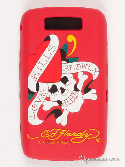Чехол Ed Hardy, цвет красный