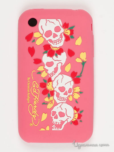 Чехол для IPHONE 3G, 3GS Ed Hardy, цвет розовый