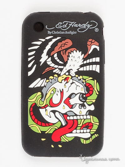 Чехол для IPHONE 3G, 3GS Ed Hardy, цвет черный