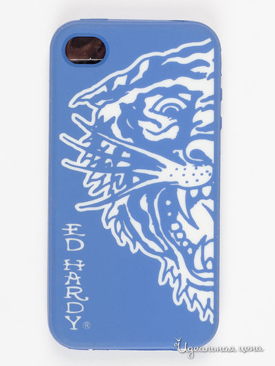 Чехол для IPHONE 4 Ed Hardy, цвет синий