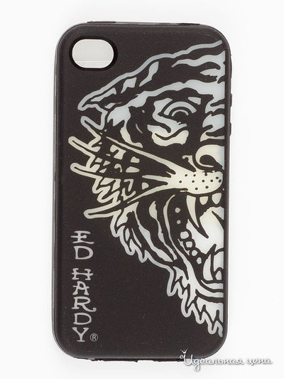 Чехол для IPHONE 4G, 4S Ed Hardy, цвет черный