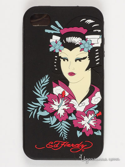 Чехол для IPHONE 4G, 4S Ed Hardy, цвет черный