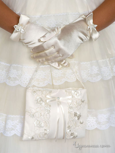 Перчатки Perlitta, цвет молочный