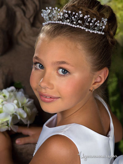 Диадема Perlitta, цвет белый