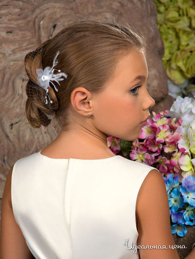 Заколка Perlitta, цвет белый