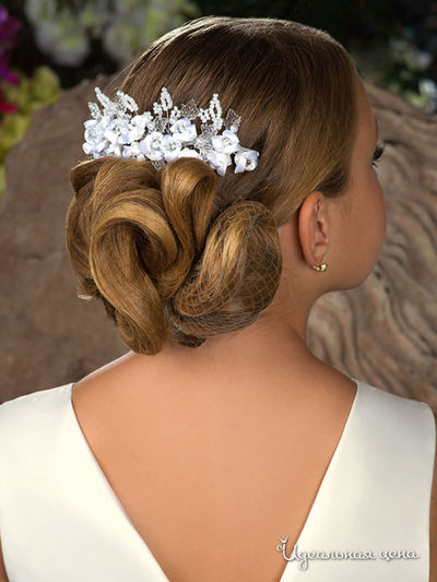 Заколка Perlitta, цвет белый