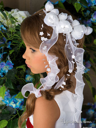 Заколка Perlitta, цвет белый