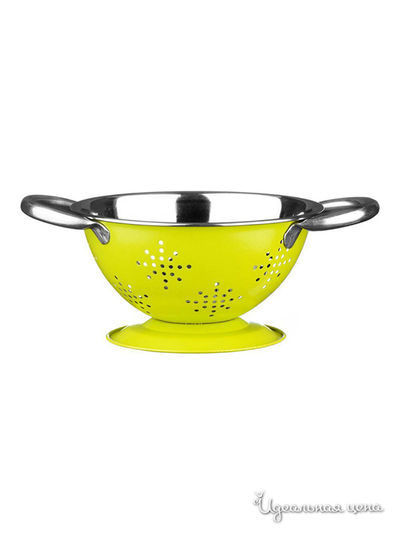 Дуршлаг, Д=14 см Premier Housewares, цвет желтый