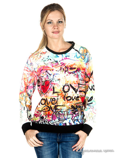 Свитшот Taya, цвет мультиколор