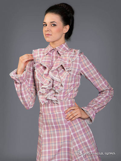 Платье Ksenia Knyazeva, цвет розовый, бежевый