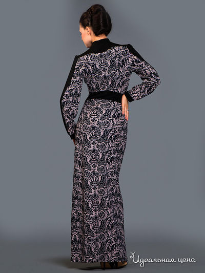 Платье Ksenia Knyazeva, цвет черный, сиреневый