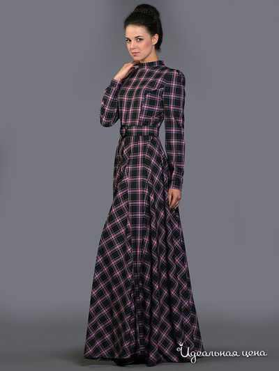 Платье Ksenia Knyazeva, цвет розовый, черный