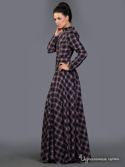 Платье Ksenia Knyazeva, цвет розовый, черный