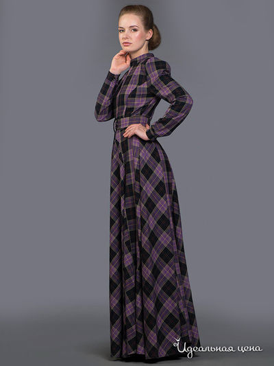 Платье Ksenia Knyazeva, цвет фиолетовый, черный