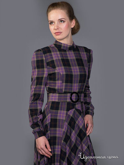 Платье Ksenia Knyazeva, цвет фиолетовый, черный