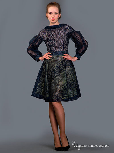 Платье Ksenia Knyazeva, цвет темно-синий