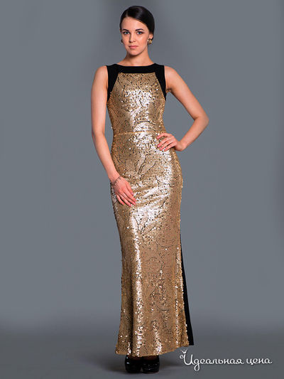 Платье Ksenia Knyazeva, цвет золотой