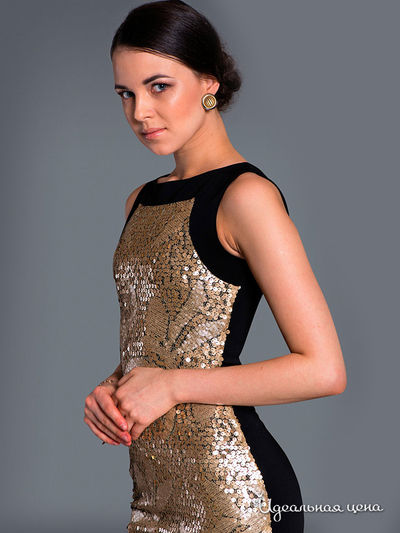 Платье Ksenia Knyazeva, цвет золотой