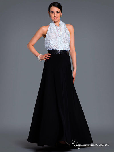 Платье Ksenia Knyazeva, цвет белый, черный