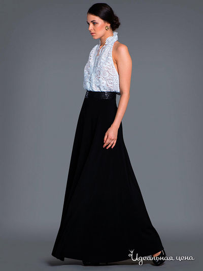 Платье Ksenia Knyazeva, цвет белый, черный