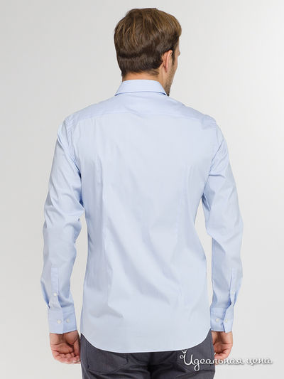 Рубашка Hugo Boss, цвет голубой
