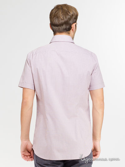 Рубашка Hugo Boss, цвет светло-сиреневый