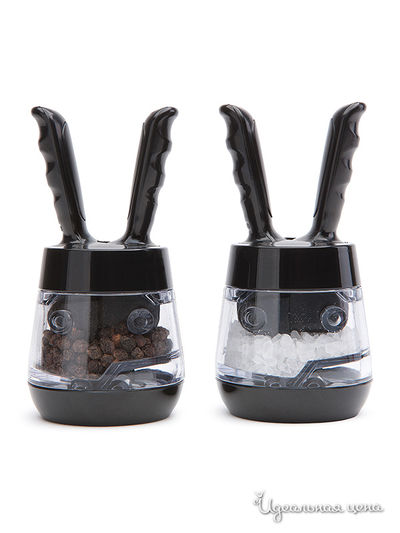 Набор мельниц для соли и перца David Mason Design, цвет черный