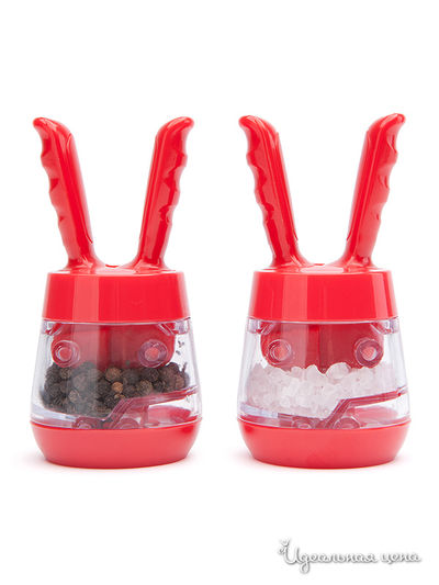 Набор мельниц для соли и перца David Mason Design, цвет красный