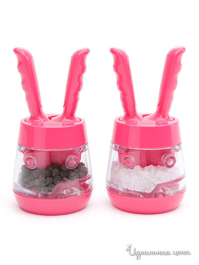 Набор мельниц для соли и перца David Mason Design, цвет розовый