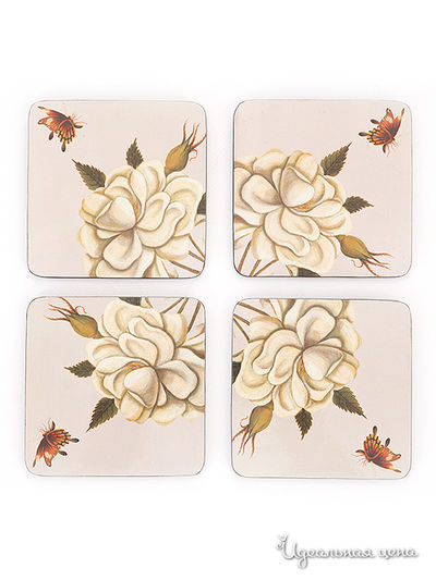 Набор подставок под горячее, 4 шт David Mason Design, цвет мультиколор