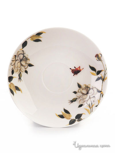 Чайная пара: чашка и блюдце David Mason Design, цвет мультиколор