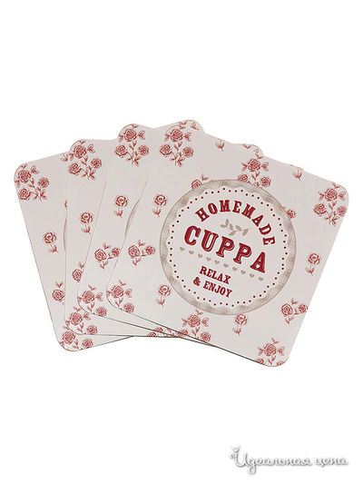 Набор подставок под горячее, 4 шт David Mason Design, цвет мультиколор